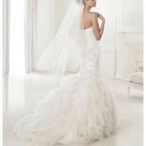 pronovias Wedding Gown Fit and Flare